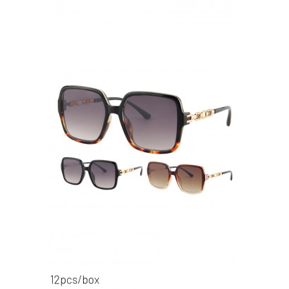 GAFAS DE SOL FORMA CUADRADO & BRAZOS FLORES