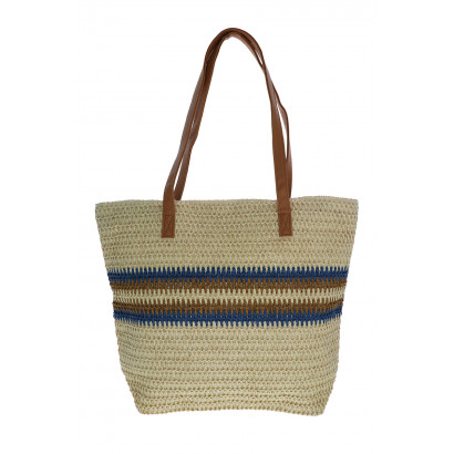 BORA BEACH, STRIPED SHOPPING BAG