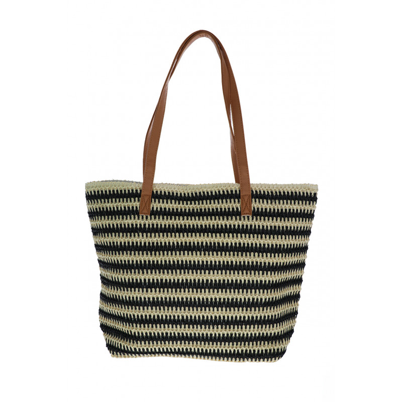 BAHAMAS ISLE, STRIPED SHOPPING BAG