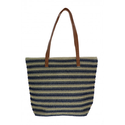 BAHAMAS ISLE, STRIPED SHOPPING BAG