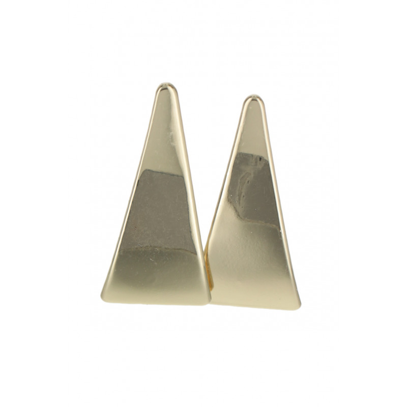 BOUCLES D'OREILLES FORME TRIANGULAIRE MÉTALLIQUE