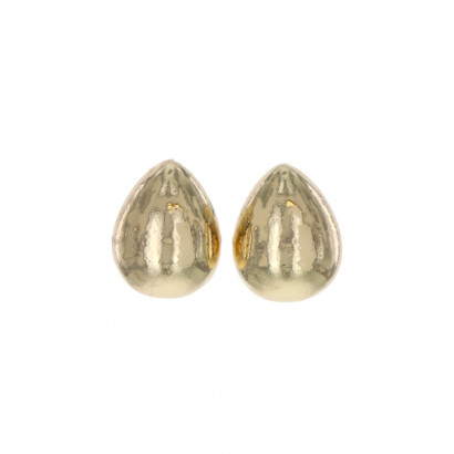 PENDIENTES FORMA DE GOTA, METALES IRREGULARES