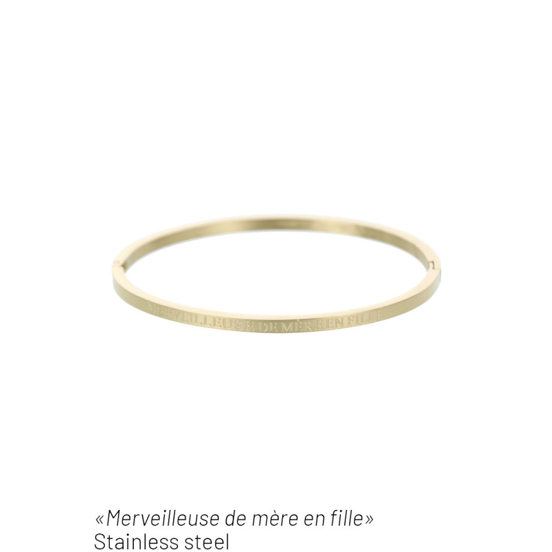 Bracelet Fantaisie Rigide Noir En Acier Et Cuir - Taille Ajustable 19-24 Cm, Unisexe, Neuf Avec étiquettes