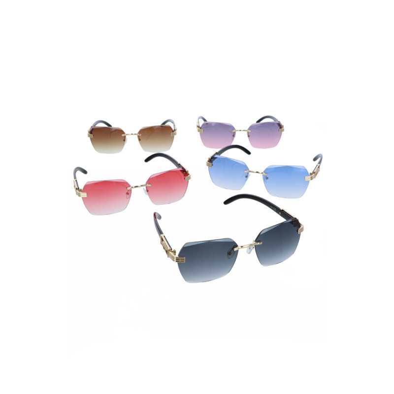 Lunettes De Soleil Rectangulaires Vintage YOJUED - Cadre Carré Unisexe, Verres UV400, Style Rétro - 9