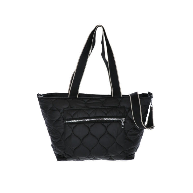 Sac Fourre-Tout Matelassé Brillant Pour Femme - Z-Rose - Grand Volume Avec Fermeture Éclair