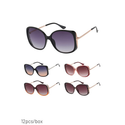 GAFAS SOL CON MONTURA PLÁSTICO, PIERNAS METALICA