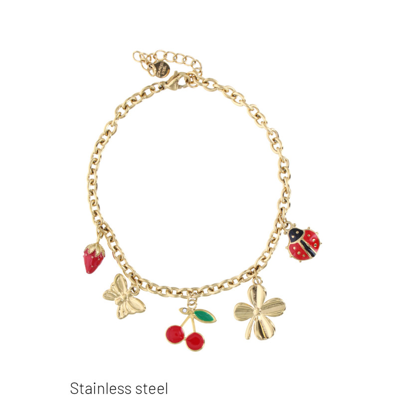 BRACELET MAILLON EN ACIER
