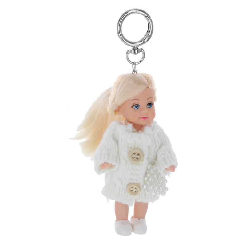 LLAVERO CON COLG. MUÑECA, JERSEY DE PUNTO, BOLSO