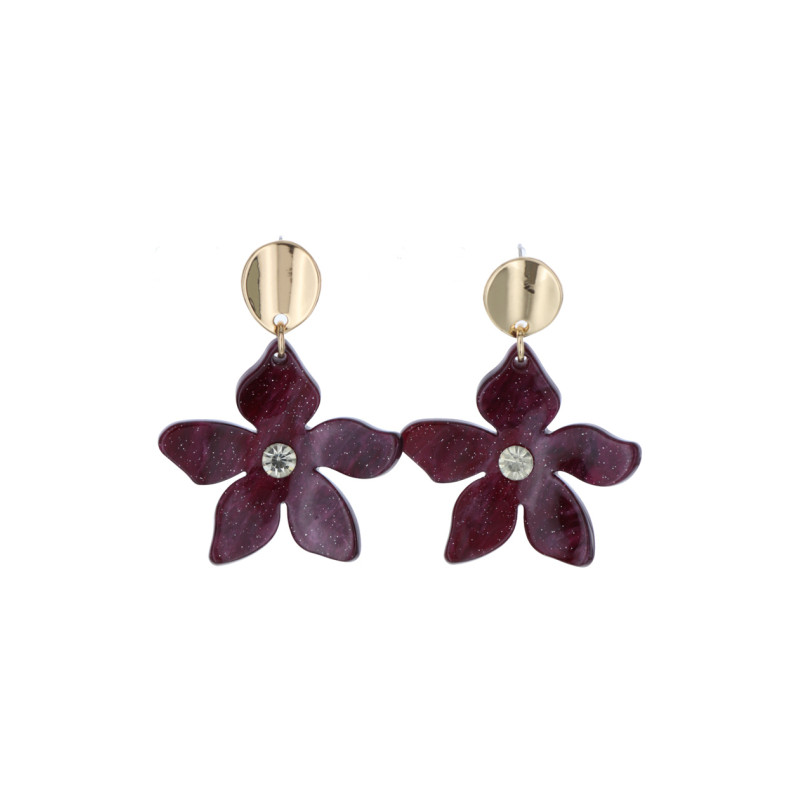 PENDIENTES RÉSINA DE FLORE Y ESTRÛS