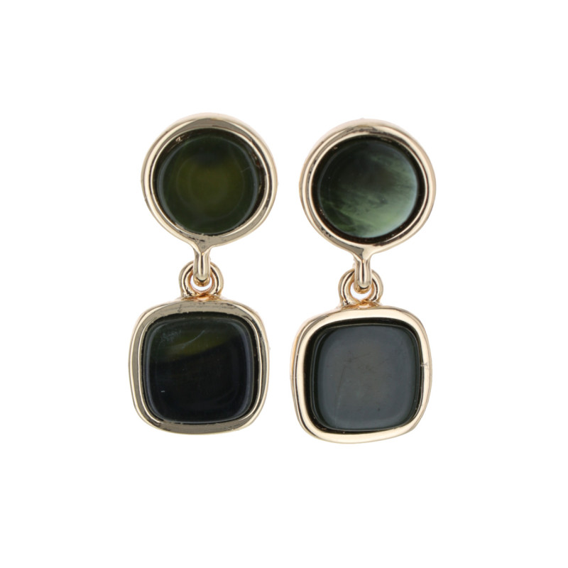 EARRINGS GEOMETRIC SHAPE PENDANT