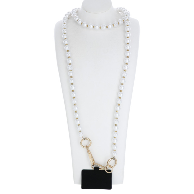 COLLIER POUR TLPHONE AVEC PERLES