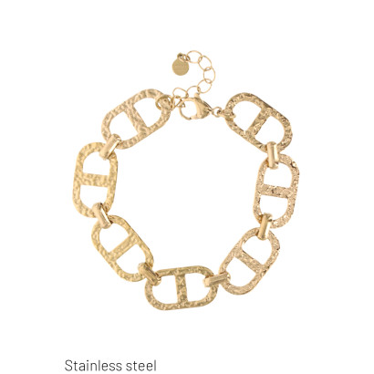 PULSERA DE ACERO CON ENLACE...