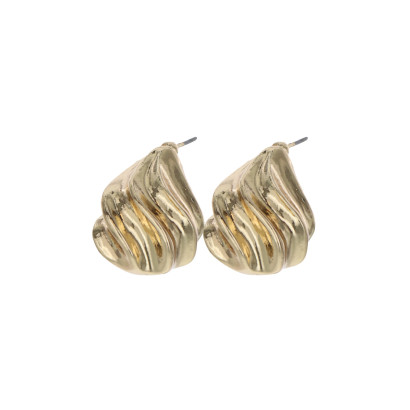 EARRINGS DROP SHAPE, IRREGULAR METAL