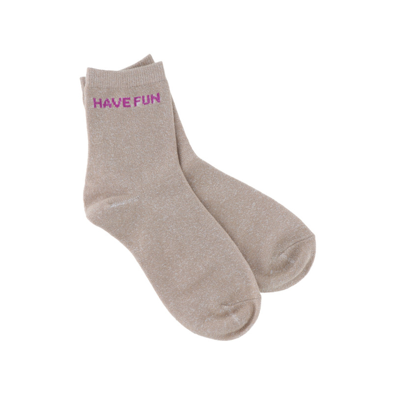 CALCETINES CON LUREX: HAVE FUN