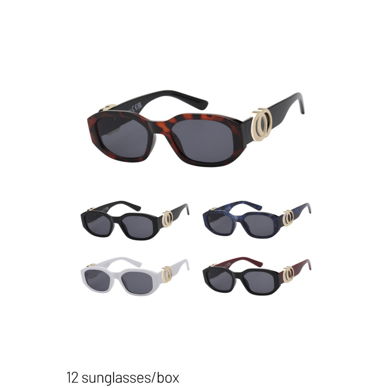GAFAS SOL CON MONTURA PLÁSTICO, DECORATIE BRAZOS