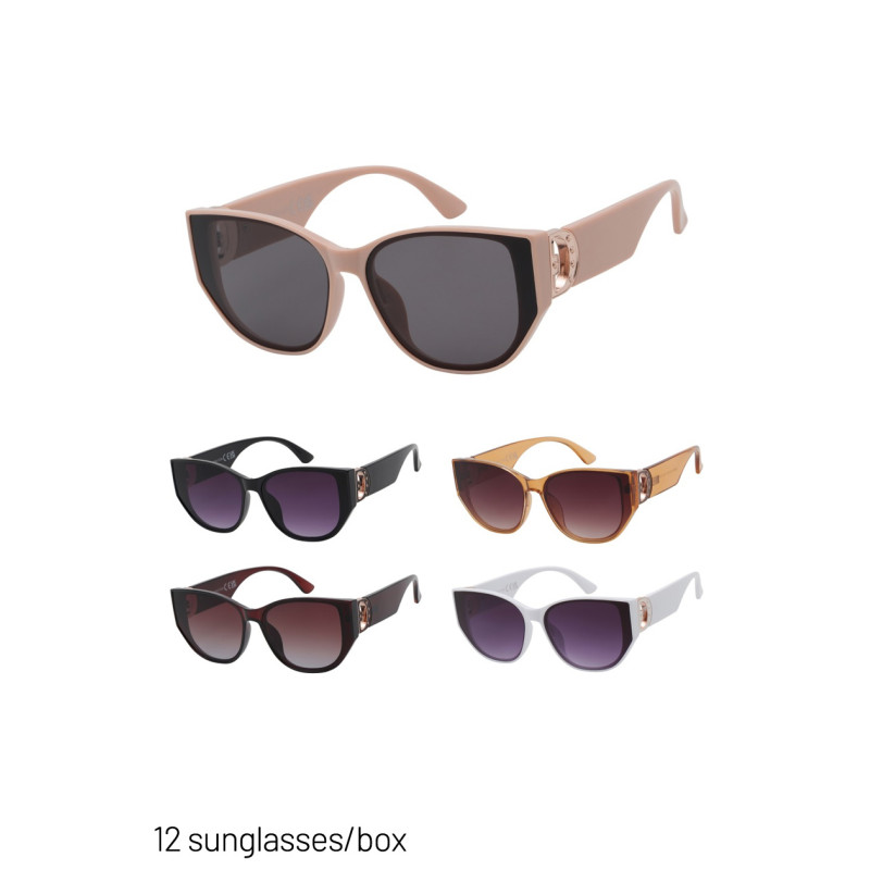GAFAS SOL CON MONTURA PLÁSTICO, DECORATIE BRAZOS