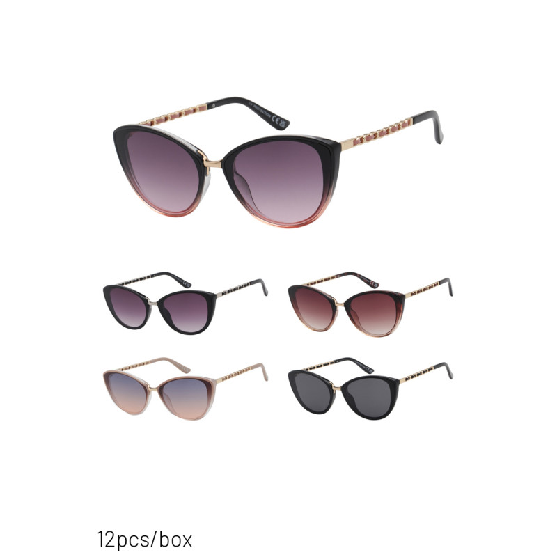 GAFAS DE SOL FORMA OJO DE GATO CON BRAZOS DECORACI