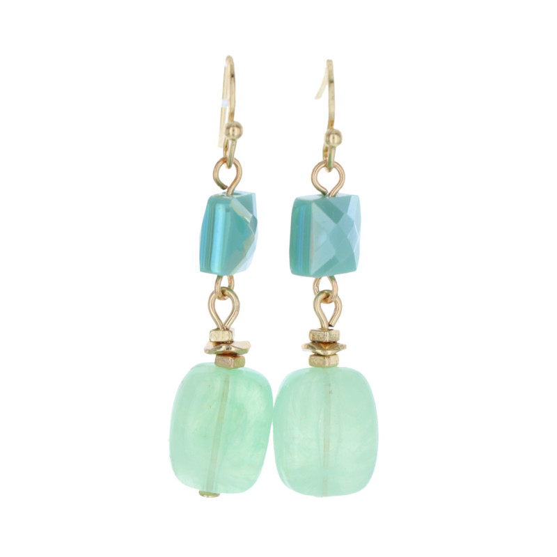 PENDIENTES Y PIEDRAS FACETADAS, PERLAS, METALE PAR