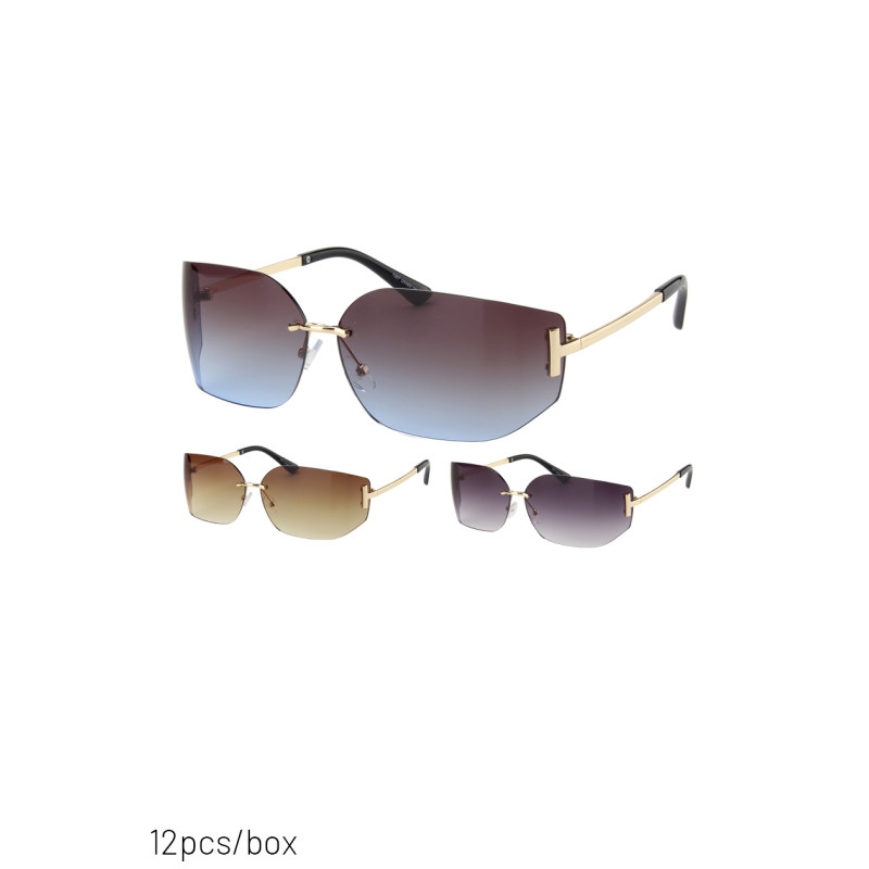 GAFAS DE SOL FORMA RECTANGULAR SIN MONTURA