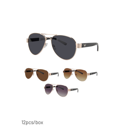 LUNETTES DE SOLEIL STYLE AVIATEUR BRANCHES DCORE