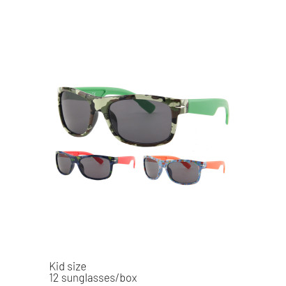 KINDERZONNEBRIL  MET CAMOUFLAGE PATROON