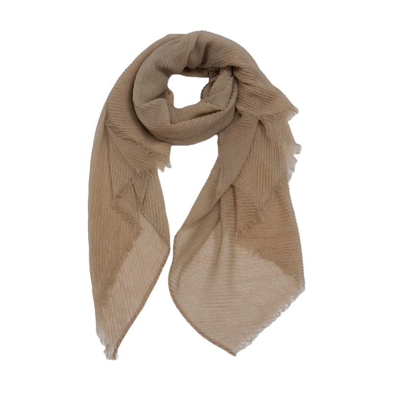 FOULARD PLISS ET RAY AVEC LUREX
