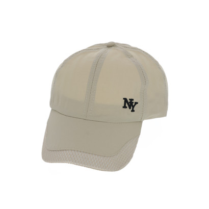 GORRA COLOR SÓLIDO CON LOGO: NY