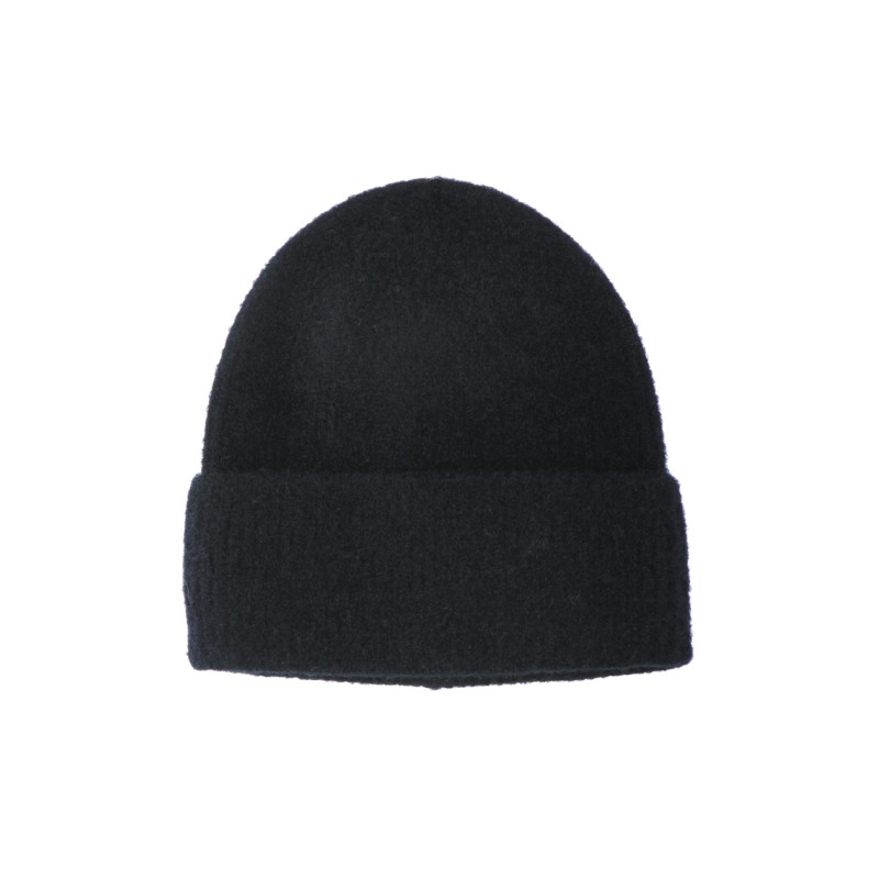 GORRO DE PUNTO CON VUELTA Y LUREX