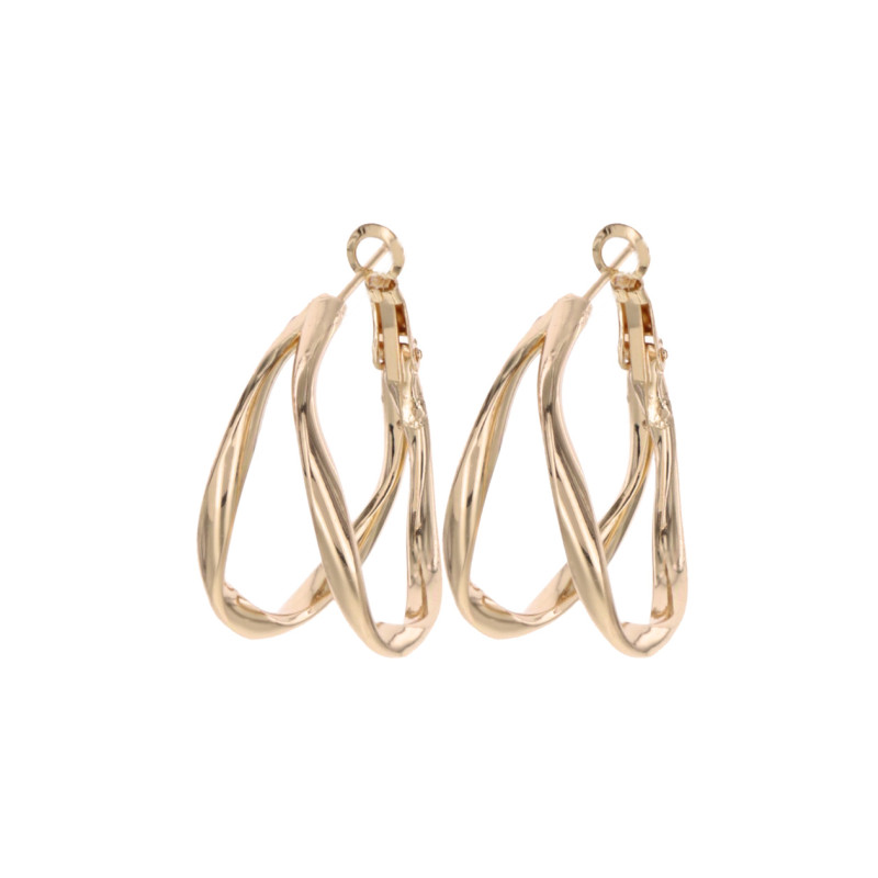 PENDIENTES CRIOLLO METALE MARTILLADO