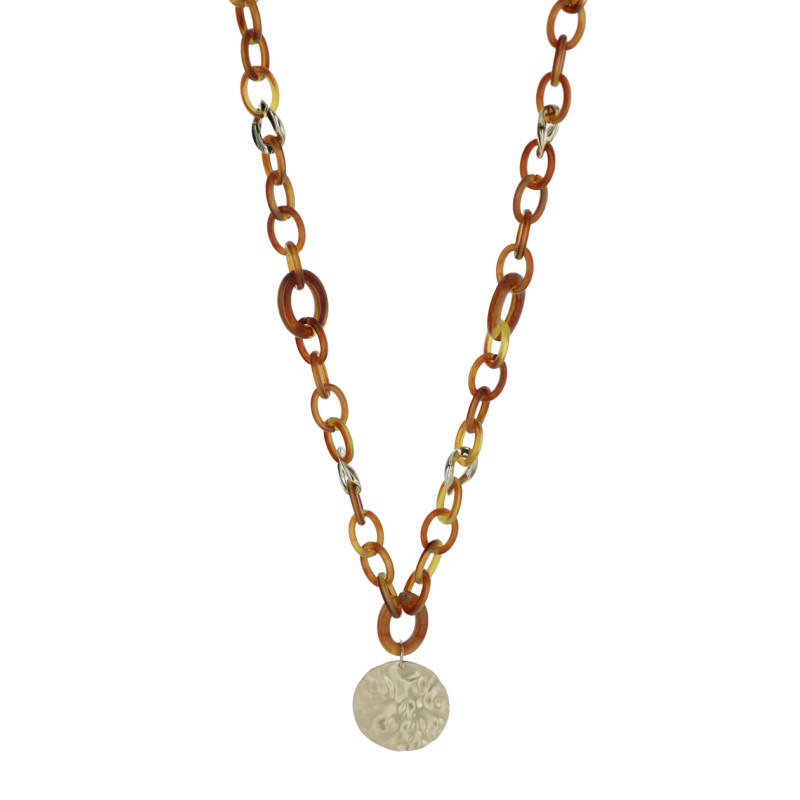 KETTING HARSLINK EN RONDE METAAL HANGER