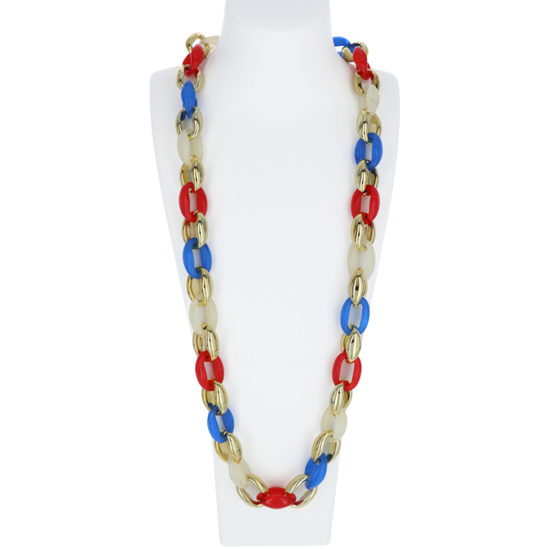 COLLIER Ú GROS MAILLON EN RSINE