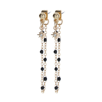 EARRINGS CHAIN FRINGES