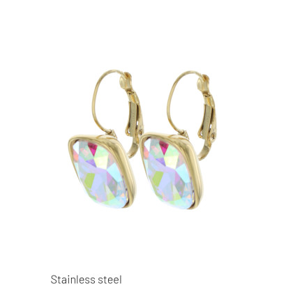 STEEL PADLOCK EARRING