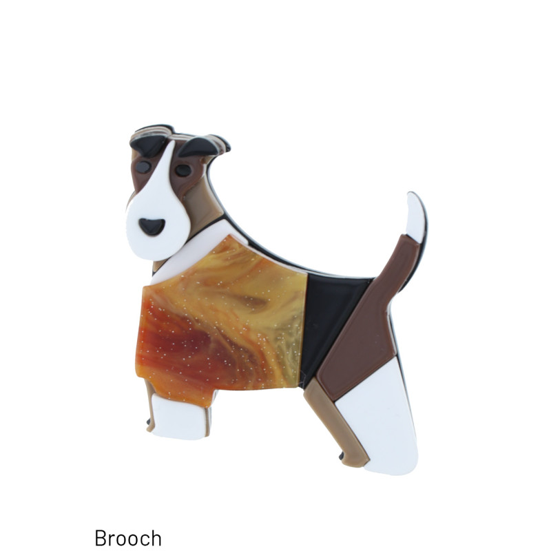 BROCHE MET HOND