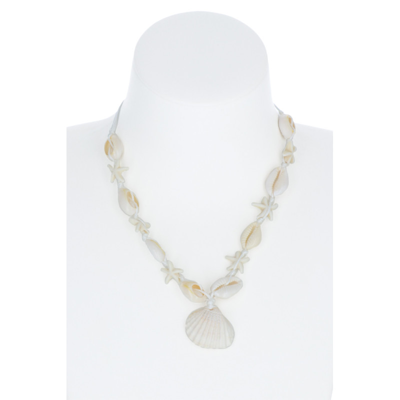 TOUW KETTING MET SCHELPEN & ZEESTERREN