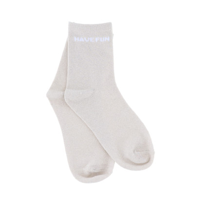 CALCETINES CON LUREX: HAVE FUN