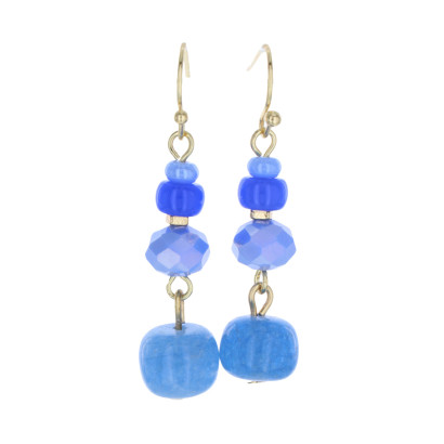 PENDIENTES Y PERLAS FACETADAS, PERLAS, PIEDRAS