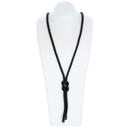 LONG NECKLACE RHINESTONE WITH KNOT