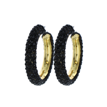 PENDIENTE CRIOLLO CON STRASS