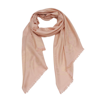 ÉCHARPE TISSÉE COULEUR UNIE AVEC FIL EN LUREX
