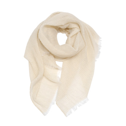 BUFANDA PLISSA DE COLOR LISO