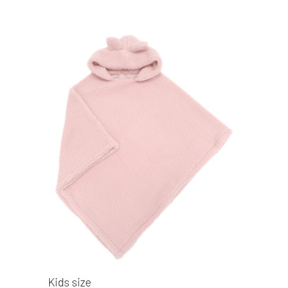 PONCHO PARA NIÑO DE PIEL ARTIFICIAL
