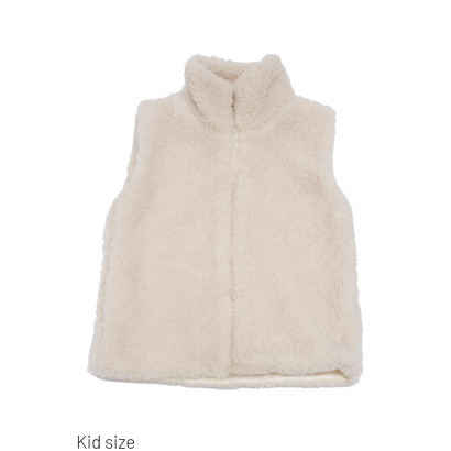 CHAQUETA SIN MANGAS PIEL SINTÉTICA, ZIP, BOLSILLOS