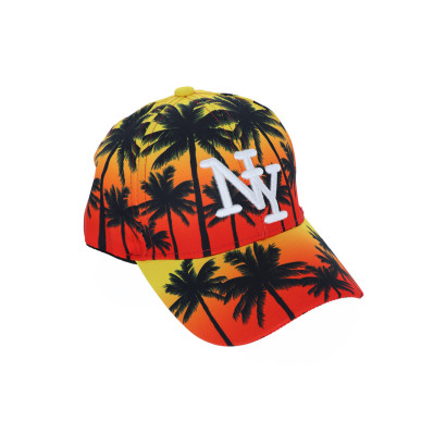GORRA ESTAMPADO DE PALMERAS LOGO :NY