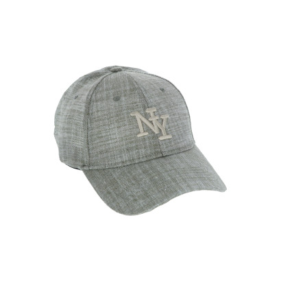 CASQUETTE COULEUR UNI DELAVE AVEC LOGO:NY