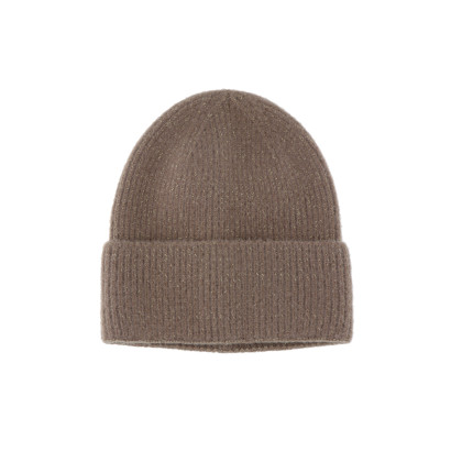 GORRO DE PUNTO CON VUELTA Y LUREX