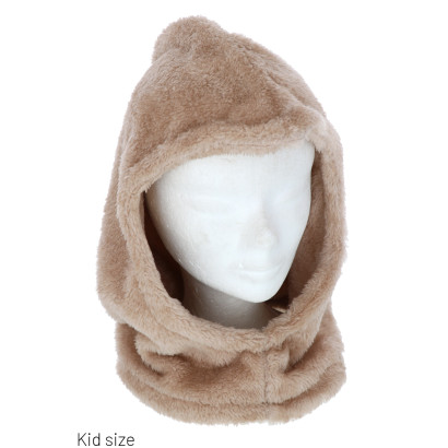 CAPUCHA PARA NIÑO DE PELUCHE
