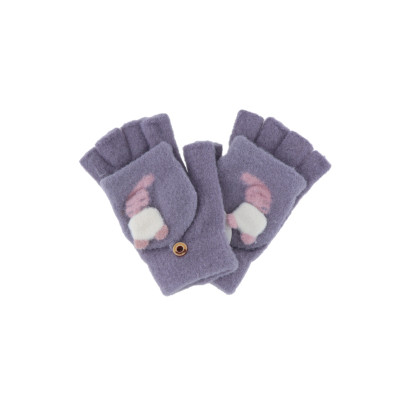 MITAINES TRICOTES POUR ENFANT AVEC NOUNOURS
