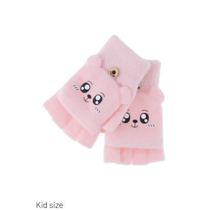 GUANTES DE NIÑO PUNTO CON OSO