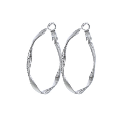 PENDIENTES CRIOLLO METALE MARTILLADO